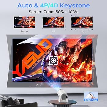 Amazon.com: Mini Projector With WiFi and Bluetooth, 180